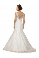 Sweethart V-Neckline Lace Wedding Dress with Shoulder Straps