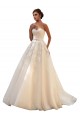 Sweetheart Ball Gown Tulle Wedding Dress with Lace Bodice Canada