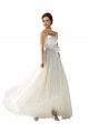 Strapless A-Line Taffeta Wedding Dress Canada