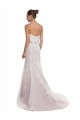 Strapless Mermaid Tulle Lace Beach Wedding Dress with Belt Canada