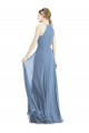 Keyhole Halter Chiffon Maxi Bridesmaid Dress Canada