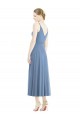 Short Tea Length Chiffon Bridesmaid Dress Canada