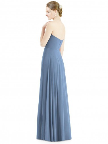 Strapless Sweetheart Chiffon Bridesmaid Dress Canada