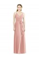 Romantic Full length Long Chiffon Bridesmaid Dress Canada