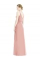 Romantic Full length Long Chiffon Bridesmaid Dress Canada