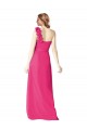 Full Length One Shoulder Chiffon Bridesmaid Dress Canada