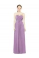 Sweetheart Neckline Strapless Chiffon Bridesmaid Dress with Wrap Pleat Canada