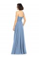 One Shoulder Long Chiffon Bridesmaid Dress with Sweetheart Bodice Canada