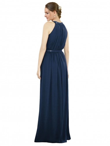 Vintage Full-Length Sleeveless Chiffon Bridesmaid Dress  Canada