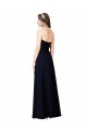 Strapless Chiffon Bridesmaids Dress with a Beaded Lace Sweetheart Bodice Canada