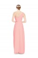 One Shoulder Sweetheart Neckline Long Chiffon Bridesmaid Dress Canada