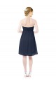 Sweetheart Cocktail Knee Length Chiffon Cocktail Bridesmaid Dress Open Back Canada