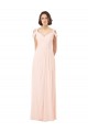 Chiffon Sweetheart Bridesmaid Dress with An Illusion Overlay Canada