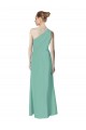 Long Chiffon One Shoulder Full Length Bridesmaid Dress Canada