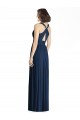 Cut Out Back Long Chiffon V-Neck Bridesmaid Dress Canada