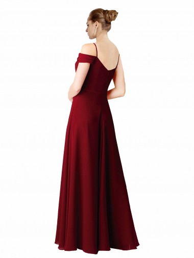 Chiffon with Beaded Embroidery Bridesmaid Dress Canada