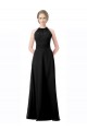 Full Length Chiffon Sweetheart Bridesmaid Dress with An Illlusion Overlay Canada