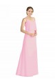 Spaghetti Straps A-Line Chiffon Bridesmaid Dress Low Back Canada