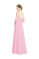 Spaghetti Straps A-Line Chiffon Bridesmaid Dress Low Back Canada