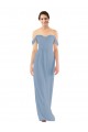 Sweetheart Neckline Chiffon Off-the-Shoulder Bridesmaid Dress Canada