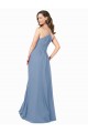 A-Line Ruched V-Neckline Chiffon Bridesmaid Dress Canada
