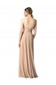 Luxe Chiffon Bridesmaid Dress with Sweetheart Neckline and Shirred Bodice Canada