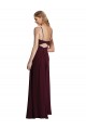Long Chiffon Bridesmaid Dress with Sweetheart Neckline Canada