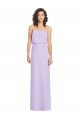 Full Length Lux Chiffon Blouson Bodice Bridesmaid Dress Canada