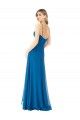 Simple Sweetheart Chiffon Bridesmaid Dress with Cascading Overlay Canada