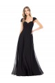 Sweetheart Cap Sleeves Chiffon Bridesmaid Dress Canada