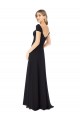 Sweetheart Cap Sleeves Chiffon Bridesmaid Dress Canada