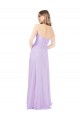 Draped Sweetheart Chiffon Bridesmaid Dress with High Slit Canada