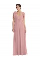 Empire Waist Long Halter Maxi Bridesmaid Dress Canada