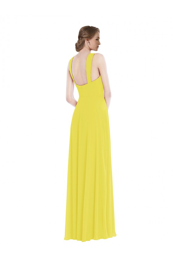 Wide Strap Sweetheart Maxi Bridesmaid Dress Canada