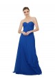Strapless Sweetheart Draped Chiffon Bridesmaid Dress Canada