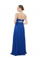 Strapless Sweetheart Draped Chiffon Bridesmaid Dress Canada