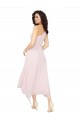 Midi Length One Shoulder Chiffon Cocktail Bridesmaid Dress Canada