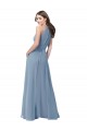 Halter High Neck Chiffon Dress with Sash Canada