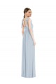 Tie Shoulder Empire Waist Maxi Bridesmaid Dress Canada