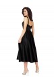 Short Cocktail Length Square Neck Satin Bridesmaid Dress / Prom Dress with Beading Canada