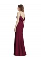 Open Cowl Back Bateau Neck Trumpet Bridesmaid Dress Canada