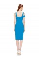 Sleeveless Formal Crepe Cocktail Dress / Homecoming Dress with Keyhole Off The Shoulder Detailing Canada