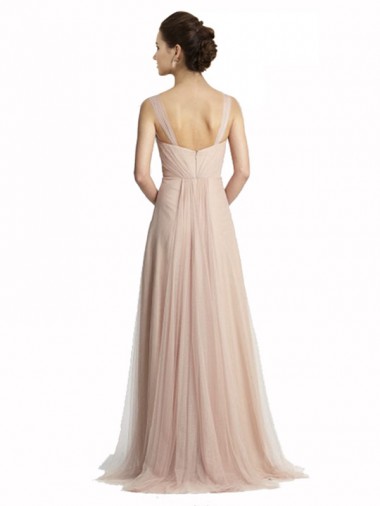 Sweetheart A-Line Tulle Draped Bridesmaid Dress Canada