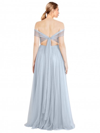 Sweetheart Neckline Off the Shoulder Tulle Bridesmaid Dress Canada